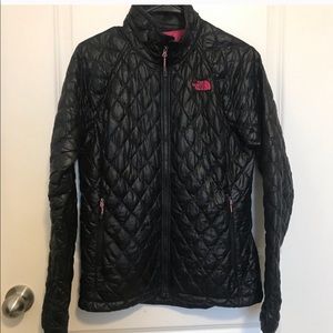 Black and Pink Northface Jacket
